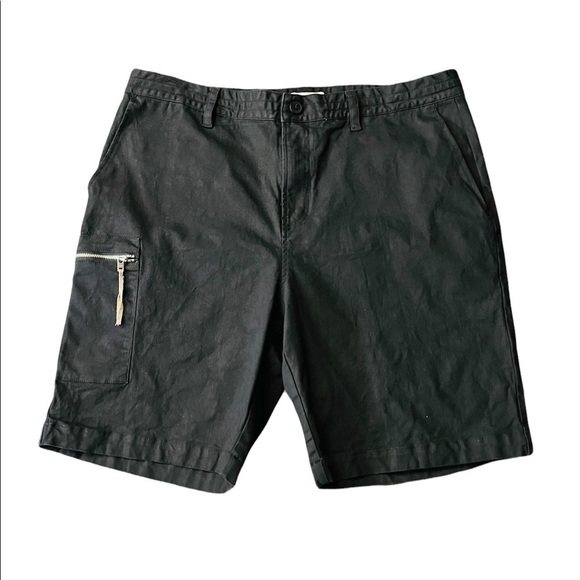 FIVE FOUR MENS BLACK CASUAL SHORTS SIZE 38 - Picture 1 of 12